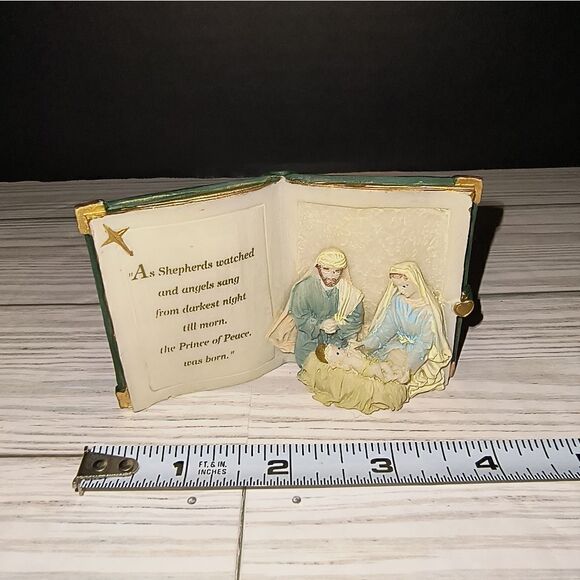 Vintage Magic Creations The Story Of Christmas Nativity Scene Holiday Decor 1998 - Picture 7 of 9